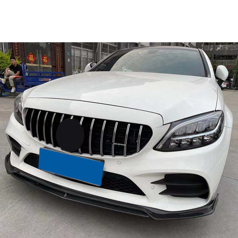 W205  Body Kit Accessories  Carbon Fiber Fibre Front Lip Splitter Fits For Mercedes-Benz C Class W205 2019-2021 supplier