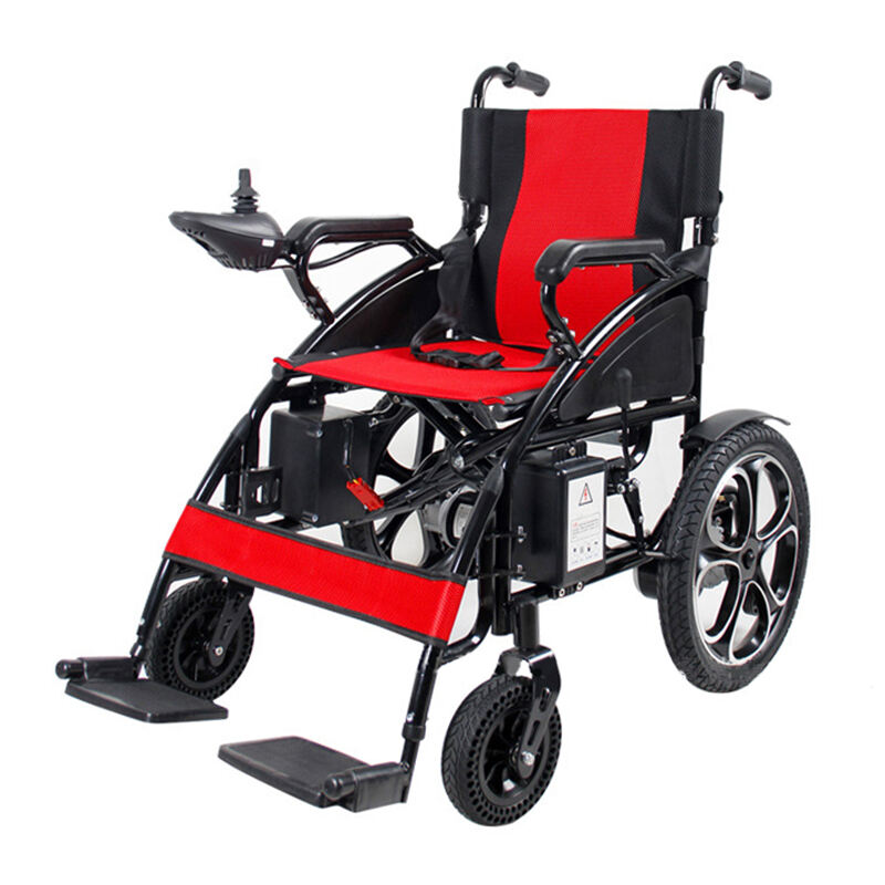 KSM-505 Cheap electric wheelchairs for old people foldable electric brush motor wheelchair