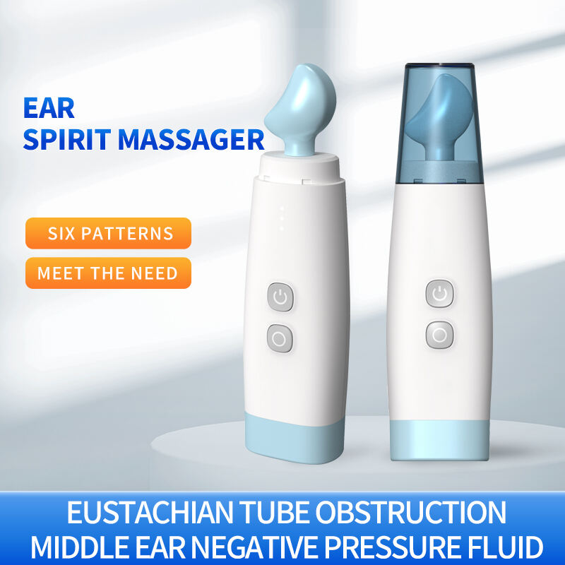 Eustachian Tube Unclogger, 귀 통증 완화 장치, 6단 전기 완화 귀 감염 치료 귀 관리 제품, 감염, 수영선수의 귀, 성인, 어린이를 위한 왁스 풀기