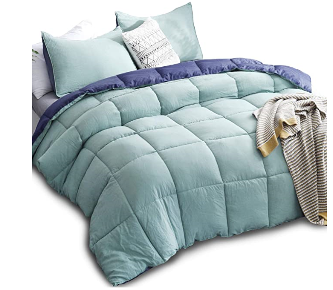 solid color 100% polyester bedding comforter