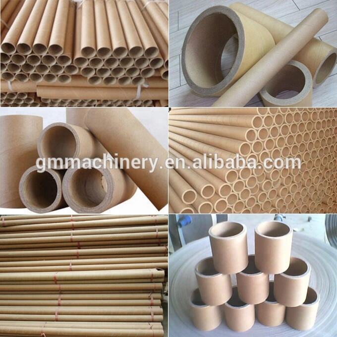 Automatic Spiral Firework Round Box Cardboard Roll Carton Packing Paper Can Core Tube Making Machine manufacture