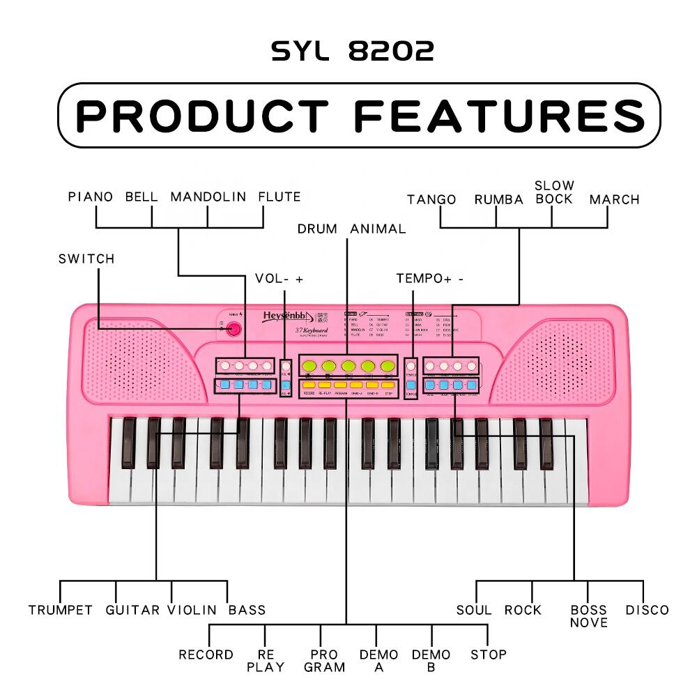 2024 New Multi-Functionalpopular electronic organ toy gifts OEM musical instrument keyboard supplier