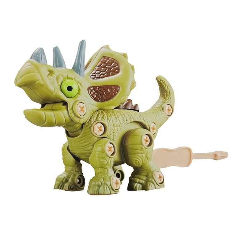 OEM/ODM Custom 3D  Screw Assembling Plastic  Dinosaur Toys DIY Puzzle Dinosaur Toys For Kids Collection details