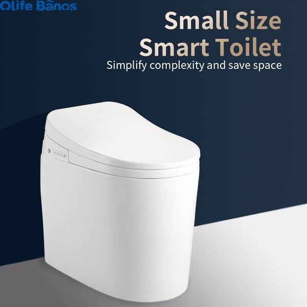 Olife Banos Small Size Smart Toilet One-Piece Elongated Floor Mounted Automatic Toilet Self-Clean manufacture