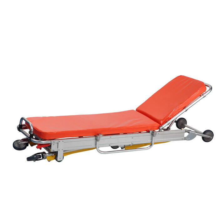 Lightweight Convenient Retractable Aluminum Alloy Emergency Ambulance Stretcher For Sale details