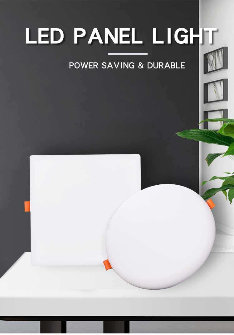 Customed Round or Square Indoor Surface Mounted Acrylic Led Wall Slim Ceiling Panel light details