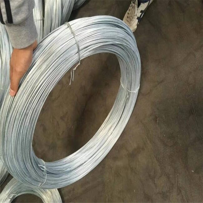 Factory Supply BWG20 22 Steel Wire Galvanized Binding Wire Used For Coat Hanger Fence supplier