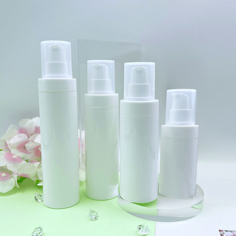 50ml 80ml 100ml 120ml Plastic cosmetic airless bottle PP lotion bottle pump for sale