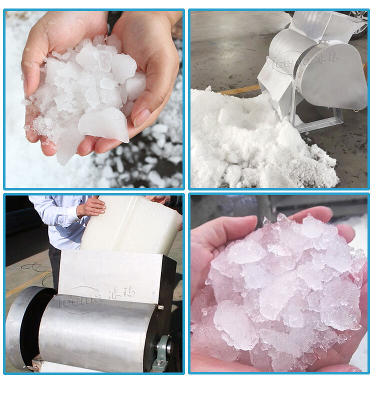 Stainless Steel Snowflake Ice Crusher Machine manufacture