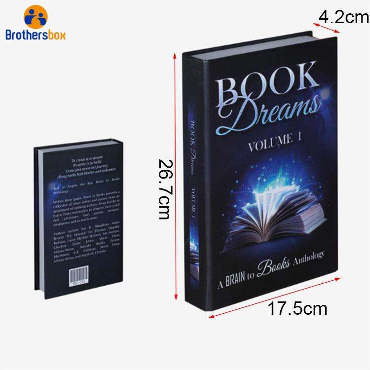 Creative Custom Printed Book Gift Box / Magnetic Book Shape Box factory