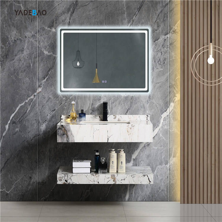 Wholesale artificial stone wall hung hand wash basin solid surface white marble bathroom sink cabinet basin details