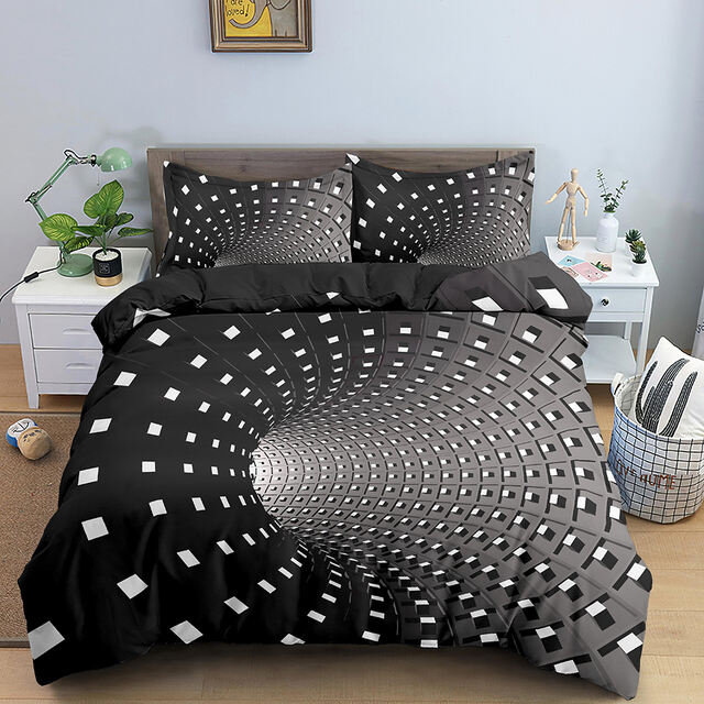 Fashion 3d printed comforter bedding set with sheets for children's comforter wholesale