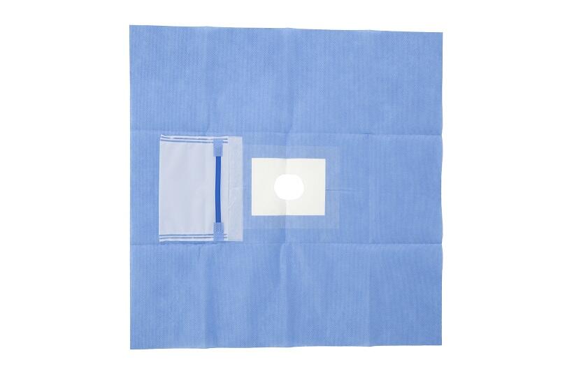 OEM Ophthalmic Nonwoven Surgical Eye Drapes Disposable Medical Drape Pack for Surgery (Thailand factory) supplier