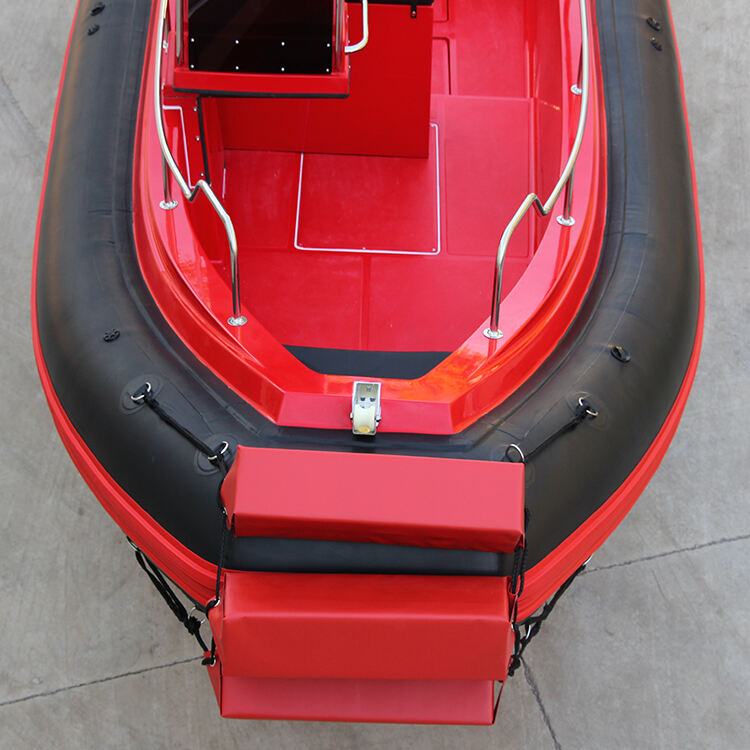 RIB-520 17-Foot Hypalon Inflatable Yacht Boat 10 person Rib Boat with outboard engine details