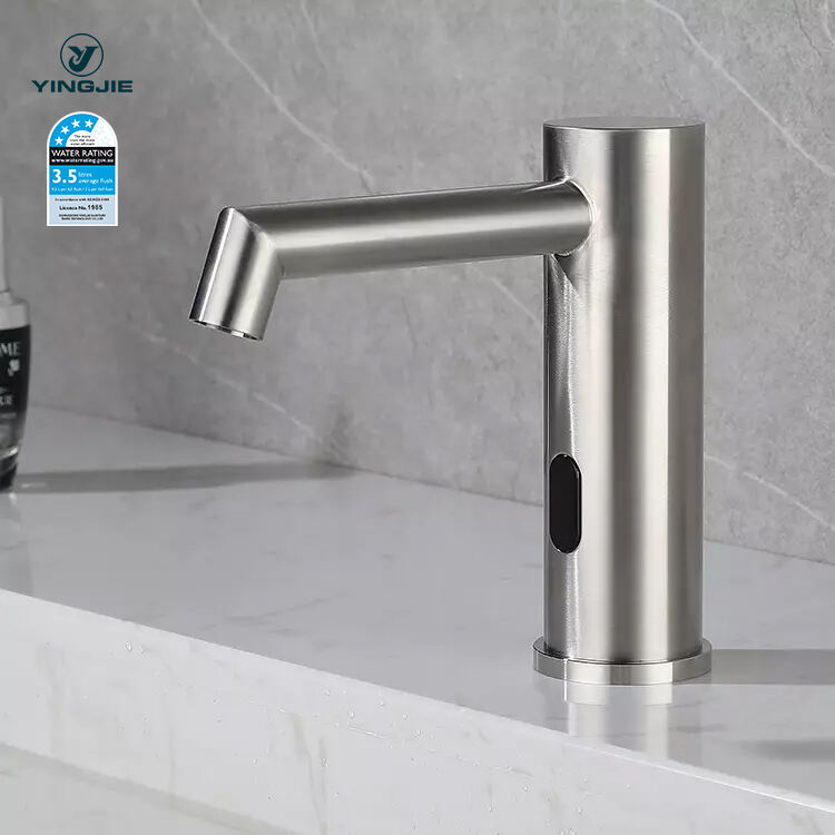 High-end Touchless Sensor SUS304 Taps Inductions Sanitary Ware Bathroom Sink Basin Automatic Mixer Faucet