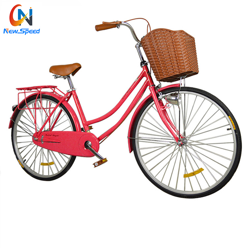 Cheap Bikes 26 Inch Bicycle Women/Wholesale Hi-Ten Steel City Bike/Custom Caliper Brake Urban Bike factory