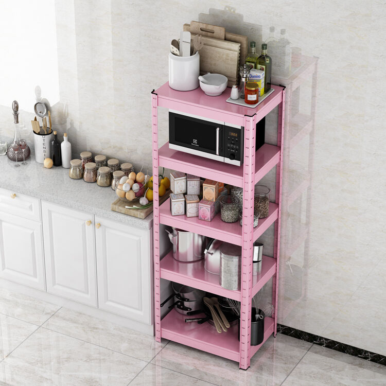 Hot Selling Home 5 Tier Metal Shelves Steel Boltless storage Home warehouse Shelf rack manufacture