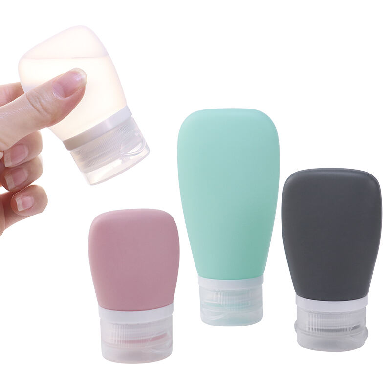 Hot Sale Leakproof Squeeze Silicone Travel Bottle Set for Toiletries factory