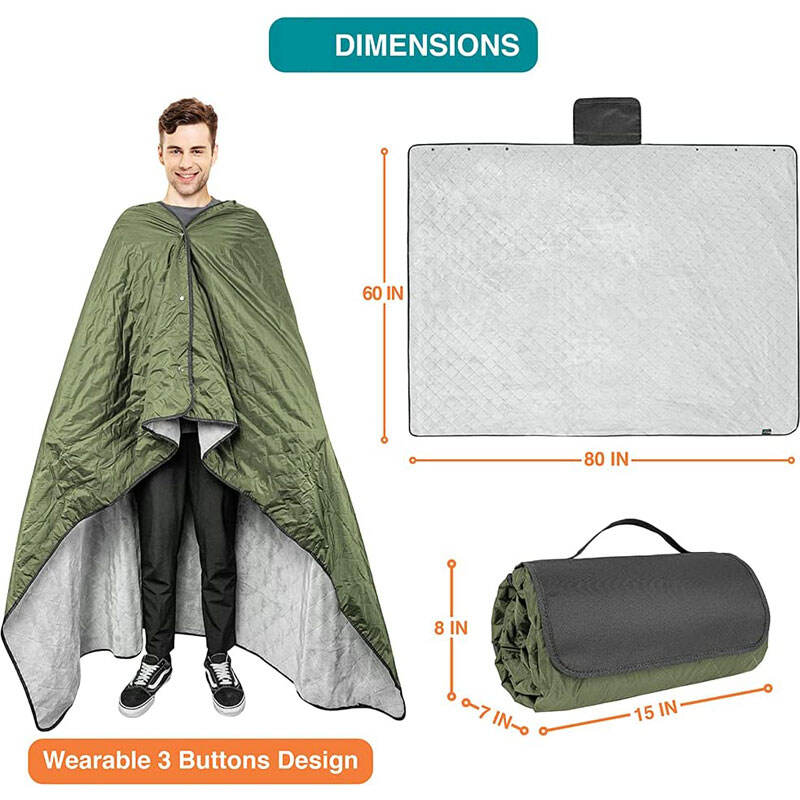 Large Waterproof Windproof Stadium Blanket camping blanket outdoor for Sports, Picnic, Park details