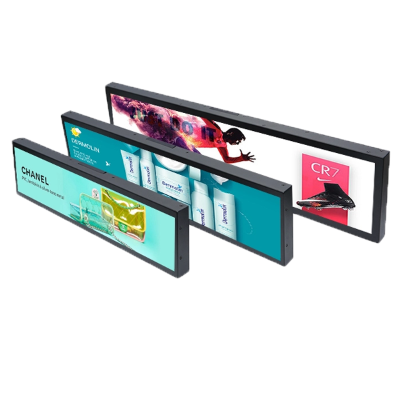 Ultra Wide Stretched LCD Bar Display 29.3 Inch For Supermarket New Retail Shelf supplier
