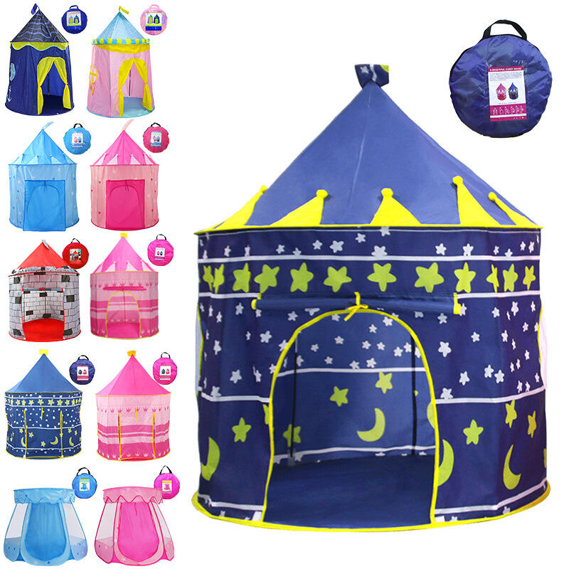 play tent for kids Children's indoor small house toy house outdoor tent game house portable folding princess toy castle manufacture