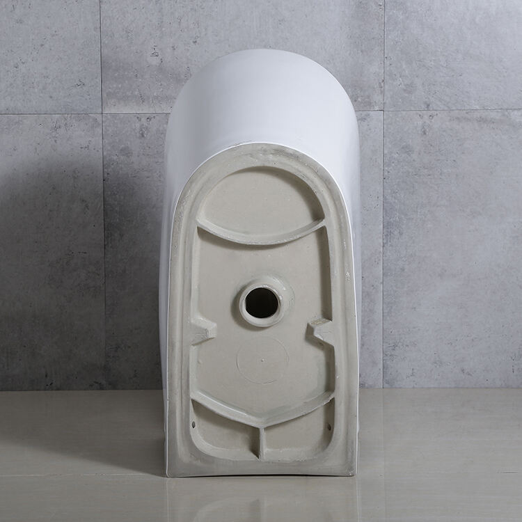 High Quality White Siphonic Wc s-Trap One Piece Ceramic Floor Mounted Water Closet Toilet For Bathroom supplier