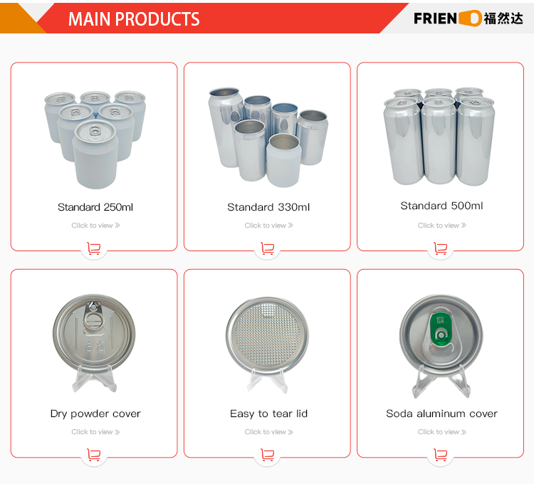 Aluminium Cans standard 500ml manufacture