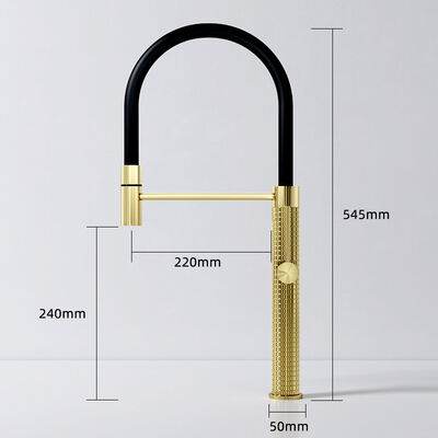 2023 Hot Sale Luxury Gold Brass Hot And Cold  Emboss Text Embossing Household  Bathroom Kitchen  Faucet details