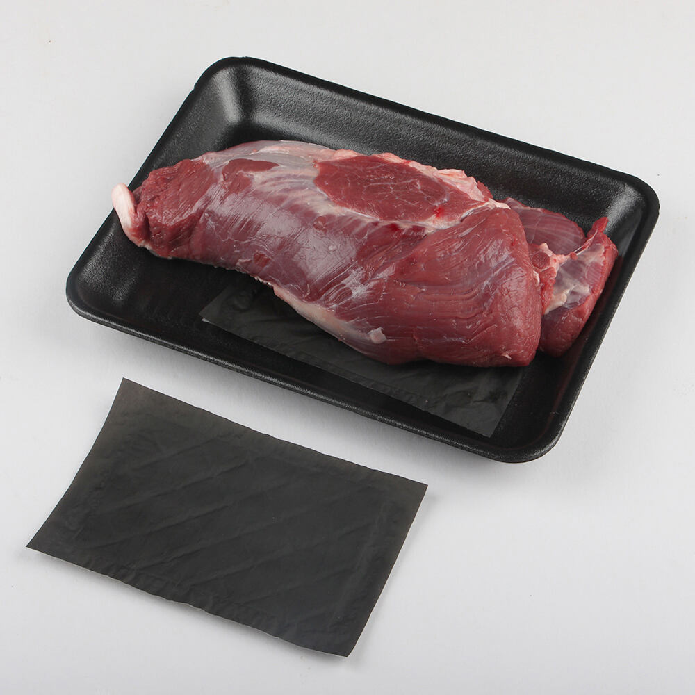 130*80mm Poultry Chicken Beef Food grade material absorbent meat pads Disposable Fish And Poultry Self Food Pack Meat Pad factory
