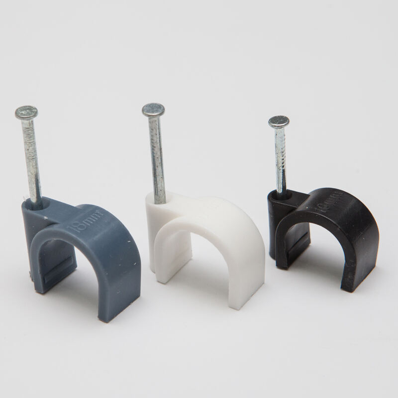 2.5MM Round Nylon Flat Square Cable Clips supplier