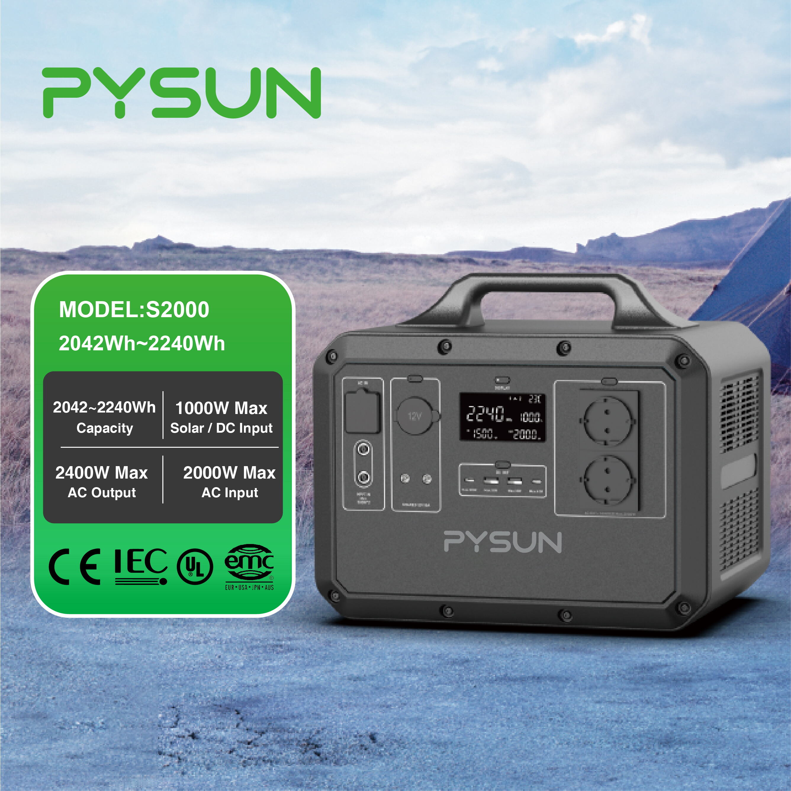 2400W Portable Power Station