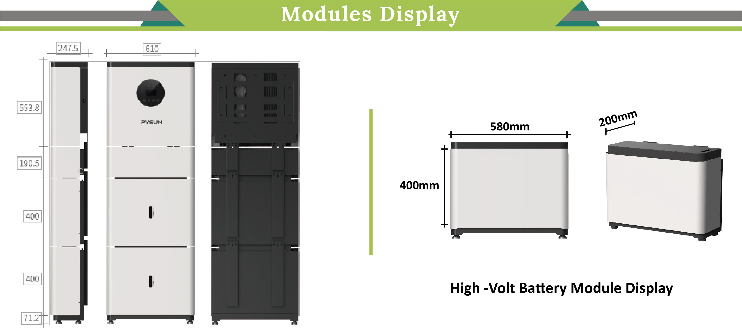 PYSUN 5kw 7kw 10kw Home Lithium Ion Batteries All In One Hybrid On Off Grid Complete Solar Energy Storage System supplier