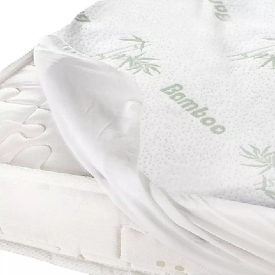 Custom Quilted Fabric Premium Breathable Comfortable bamboo mattress protector waterproof supplier