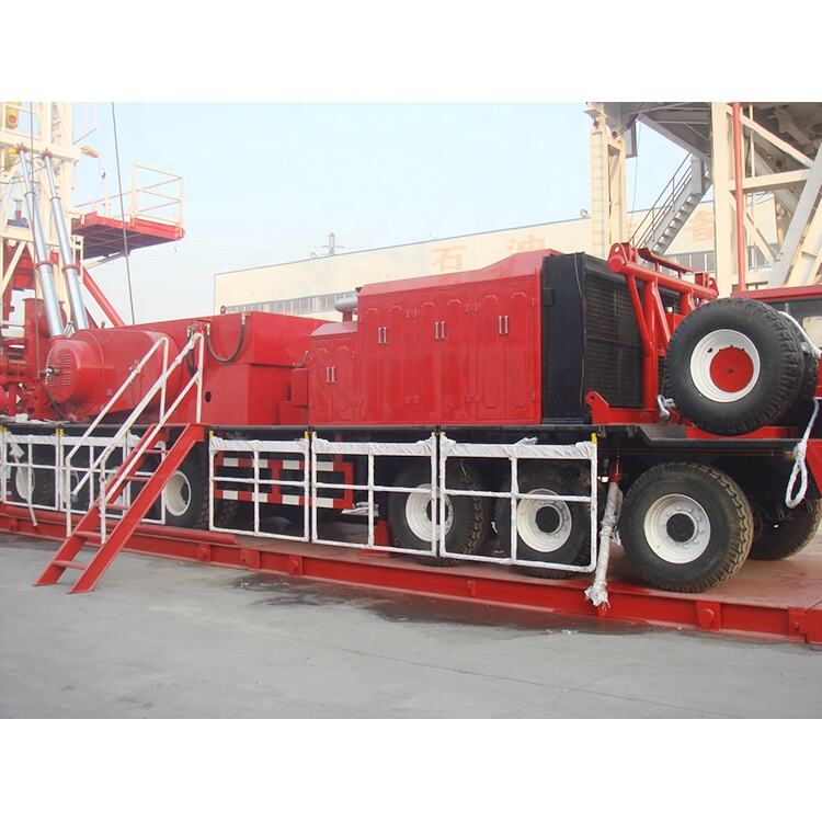 Machinery Drilling Depth 5000m 1500HP Mechanical Skid-Mounted Oil Water Well  Drilling Rig manufacture