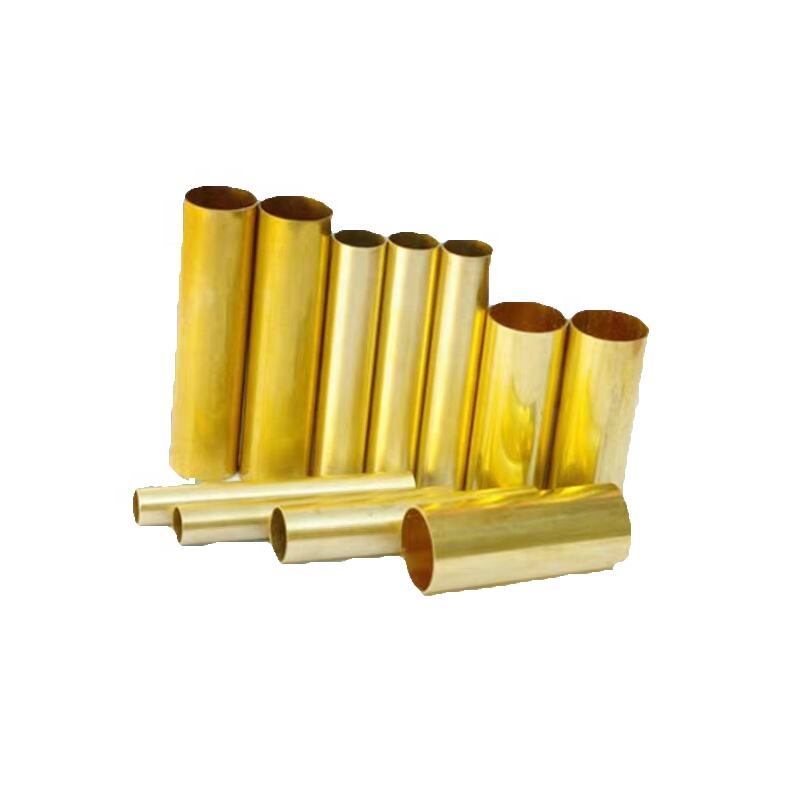 High Quality OEM Sizes Tubes Small Hollow Pipe Polished Brass Tube manufacture