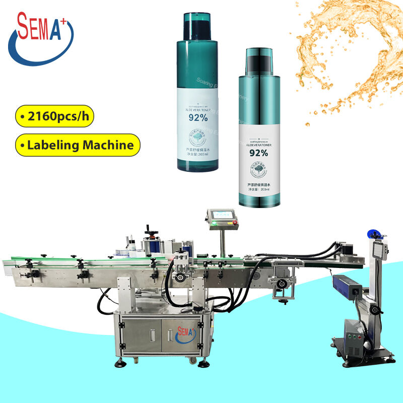 Best price fast speed automatic label equipment candy bottle labeling machine