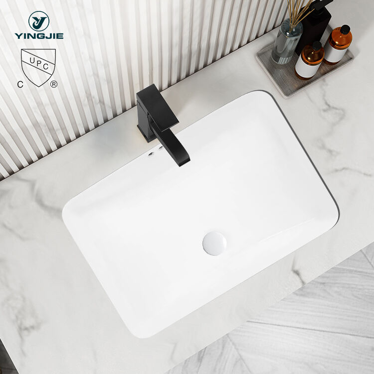 ce ceramic sanitary ware cupc countertop mounted under counter basin