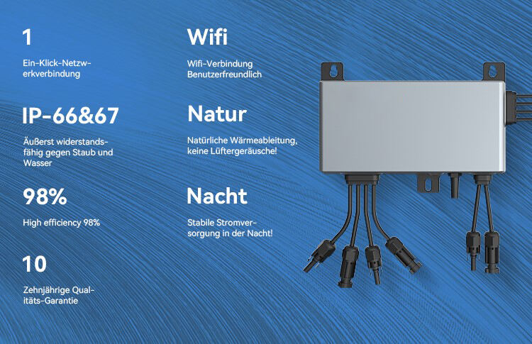 PYSUN Solar Micro Inverter 600W 800W 1000W Microinverter For Home Balcony Solar System supplier