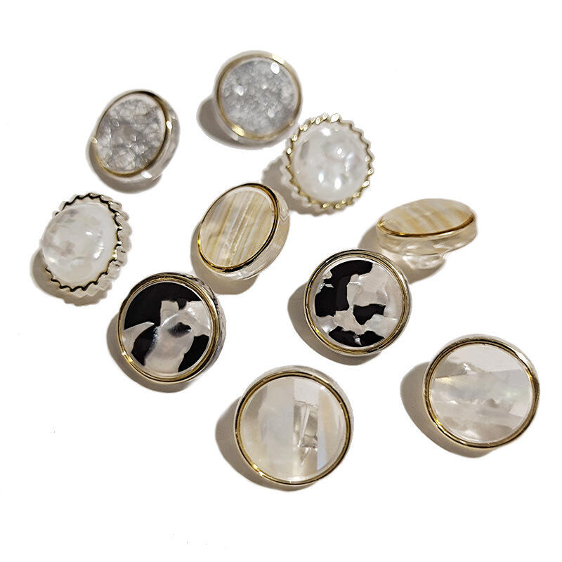 New fashion 18L 20L sew acrylic shank button shirt buttons details