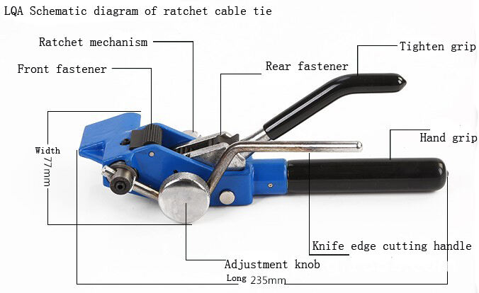 Cable tie tools for locking supplier