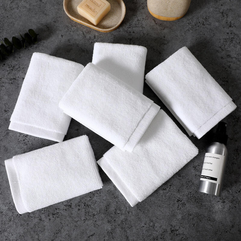 Hot Sale Stock Cheap Price Cotton White Hotel Small Hand Towels manufacture