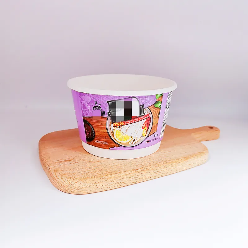 691ml Double layer paper cup for instant noodle ramen