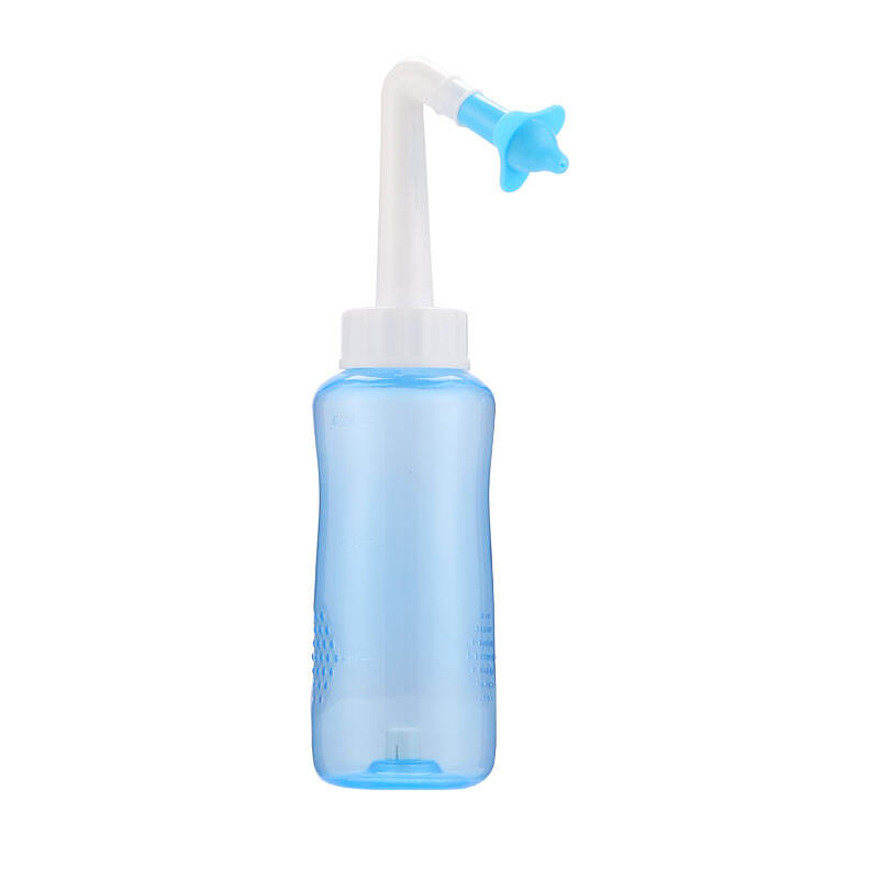 Neti Pot Sinus Rinse Bottle Limpiador de lavado de nariz Enjuague a presión Irrigación nasal para adultos y niños Sin BPA 300 ML