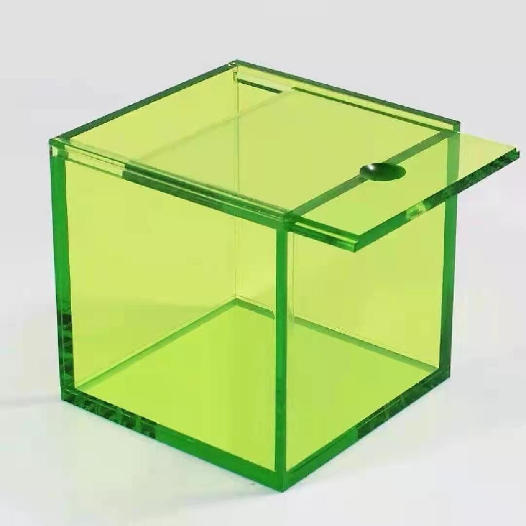 Wholesale acrylic slide cover box Custom acrylic box factory