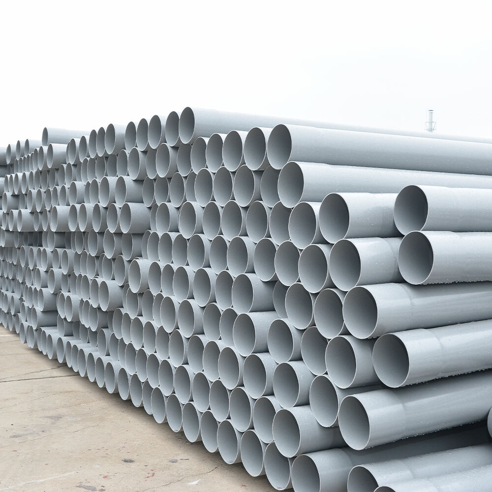 Low Price Customized Irrigation Drainage Pipe Plastic Water Pipe thin-walled UPVC tubes pipes manufacture