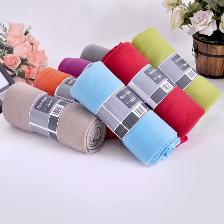 Aoyatex Promotion Blanket Solid Comfortable Polar Fleece Blanket details