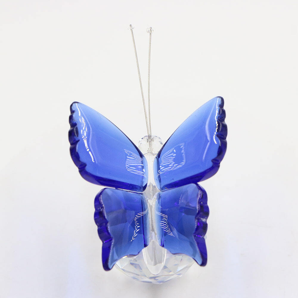 Factory Direct Sell  Murano Lampwork Handmade  Glass Crystal Butterfly Home Decoration Collection Arts Crafts factory