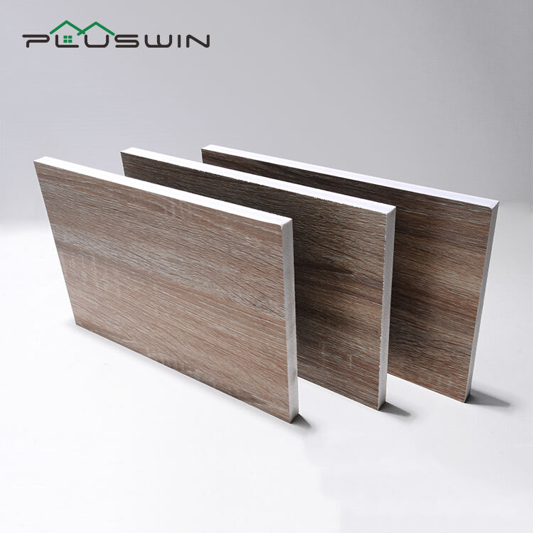 Wood Grain Pvc Sheet Laminated PVC Foam Board China factory details