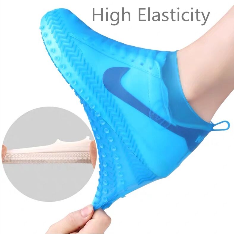 Eco-Friendly Reusable Non Slip Waterproof Shoe Covers with Suction Cup manufacture