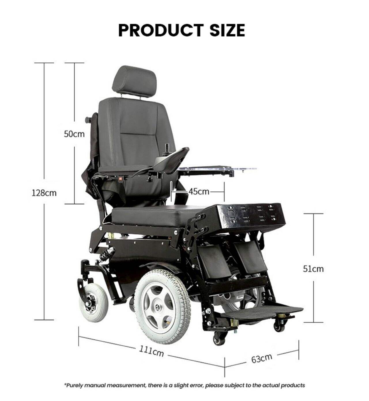 KSM- 311 Heavy Duty Handicapped Electric Wheelchair Power Standing Up And Down Motorized Wheelchairs for Disabled factory